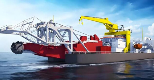 卧式加工中心在绞吸船零部件生产中的应用